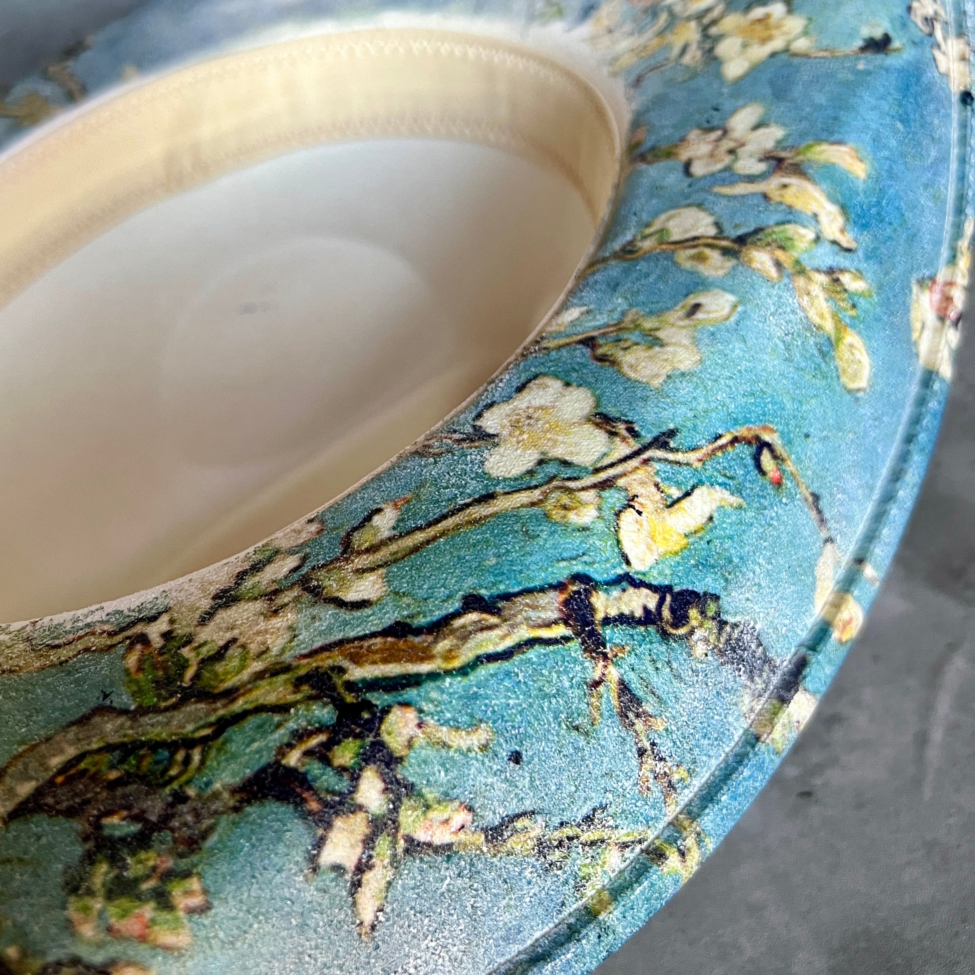 Van Gogh Almond Blossom Suede Cowboy Hat