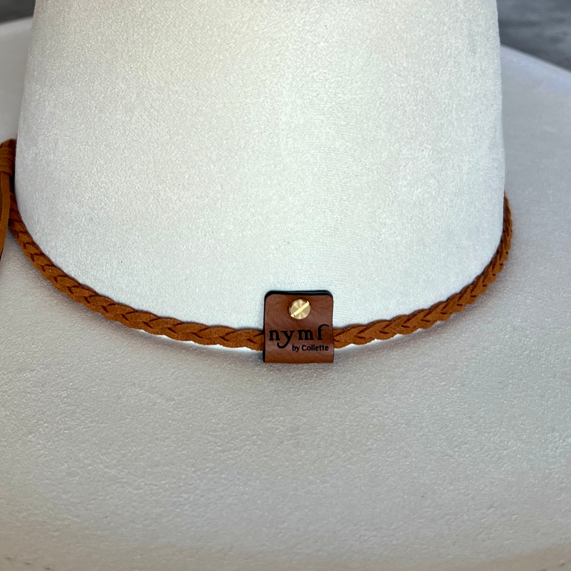 Van Gogh Almond Blossom Suede Rancher Hat