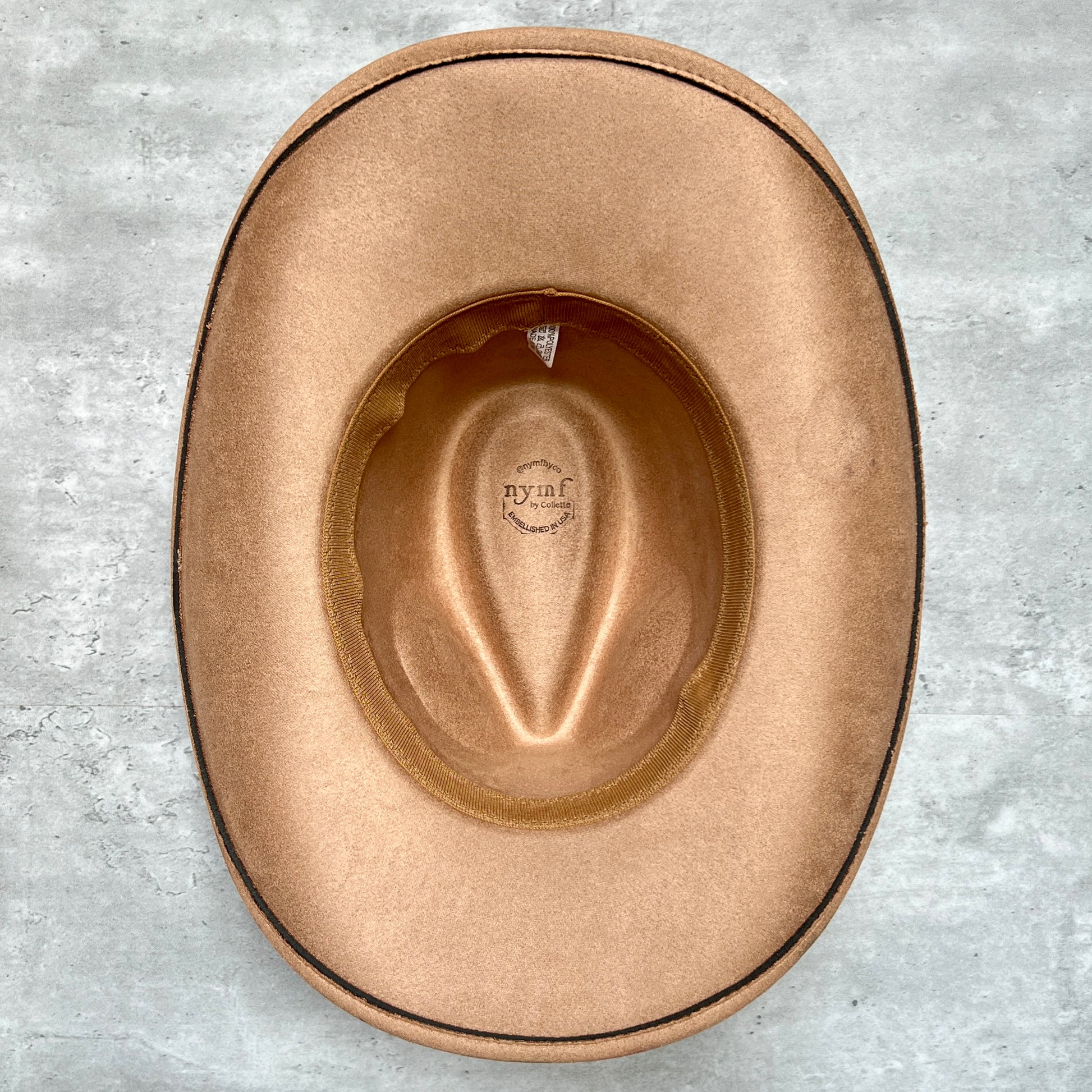 Red Roses Suede Cowboy Hat