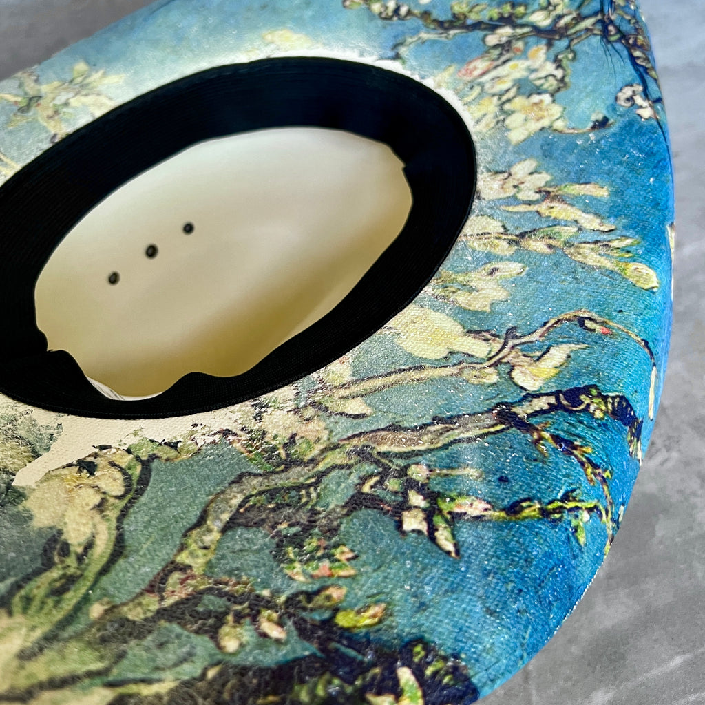 Van Gogh Almond Blossom Stiff Canvas Cowboy Hat