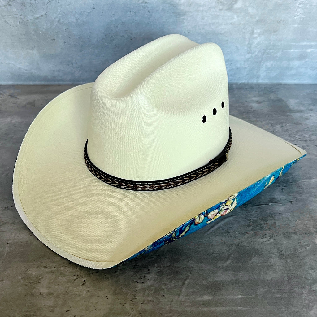 Van Gogh Almond Blossom Stiff Canvas Cowboy Hat