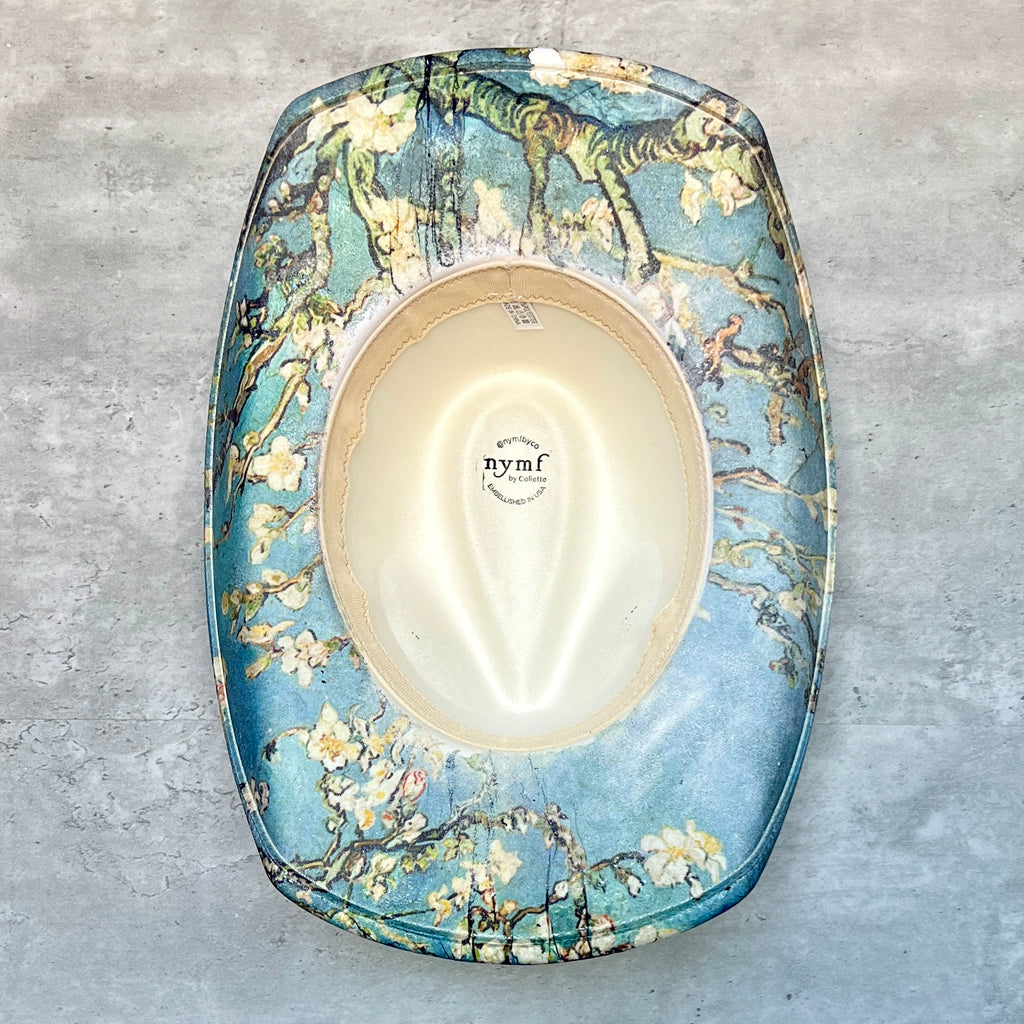 Van Gogh Almond Blossom Suede Cowboy Hat