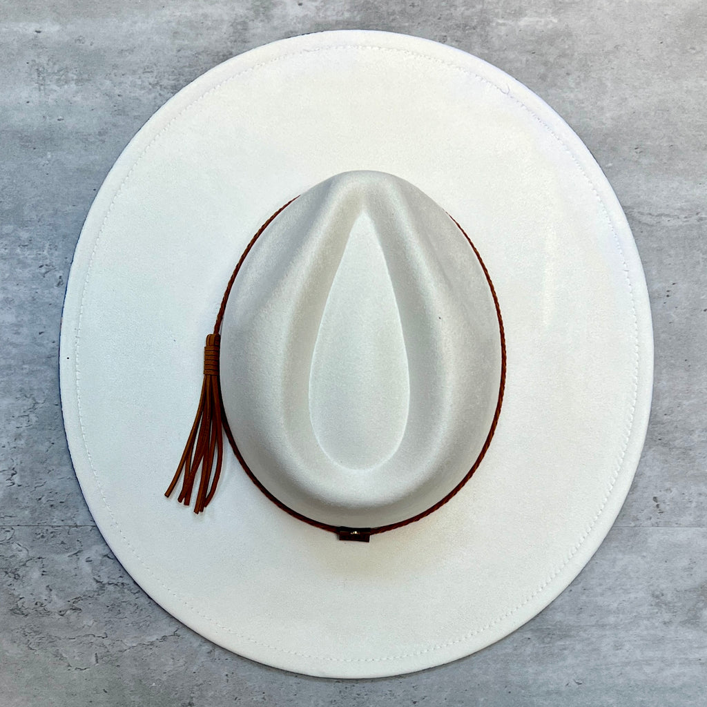 Van Gogh Almond Blossom Suede Rancher Hat