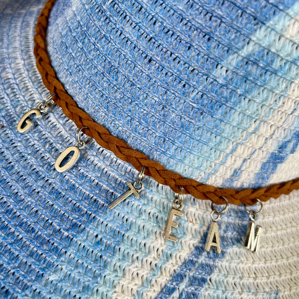 Blue Marbled Straw Cowboy Hat