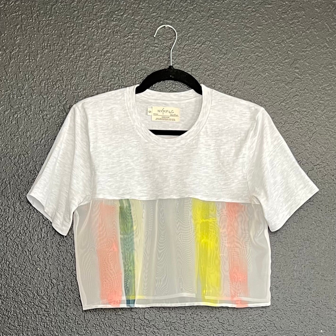 Painted Sport Crop Top - M