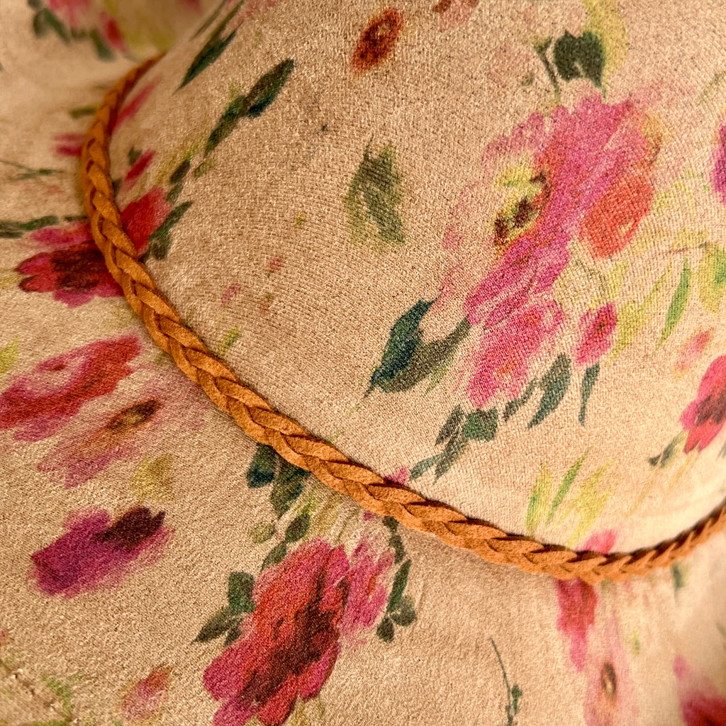 Red Roses Suede Youth Cowboy Hat - Cattleman