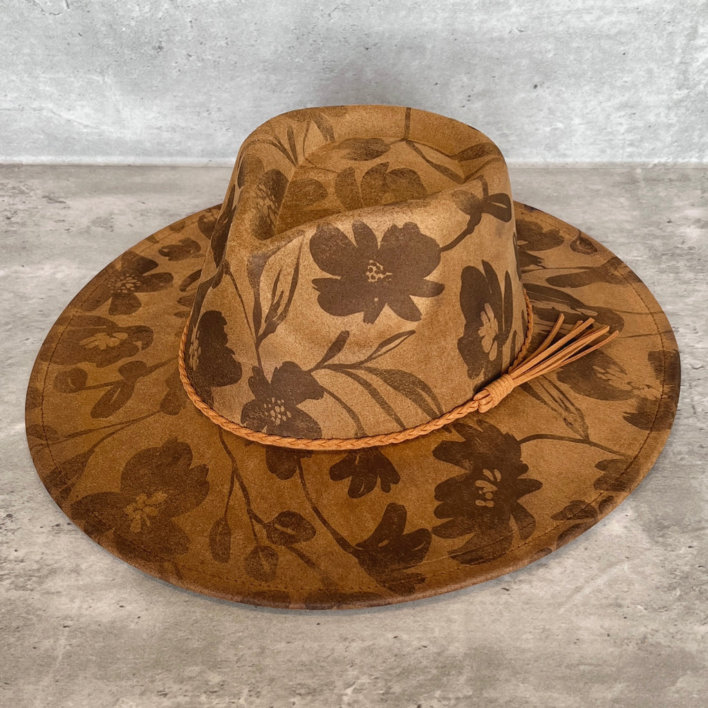 Tonal Floral Rancher Hat