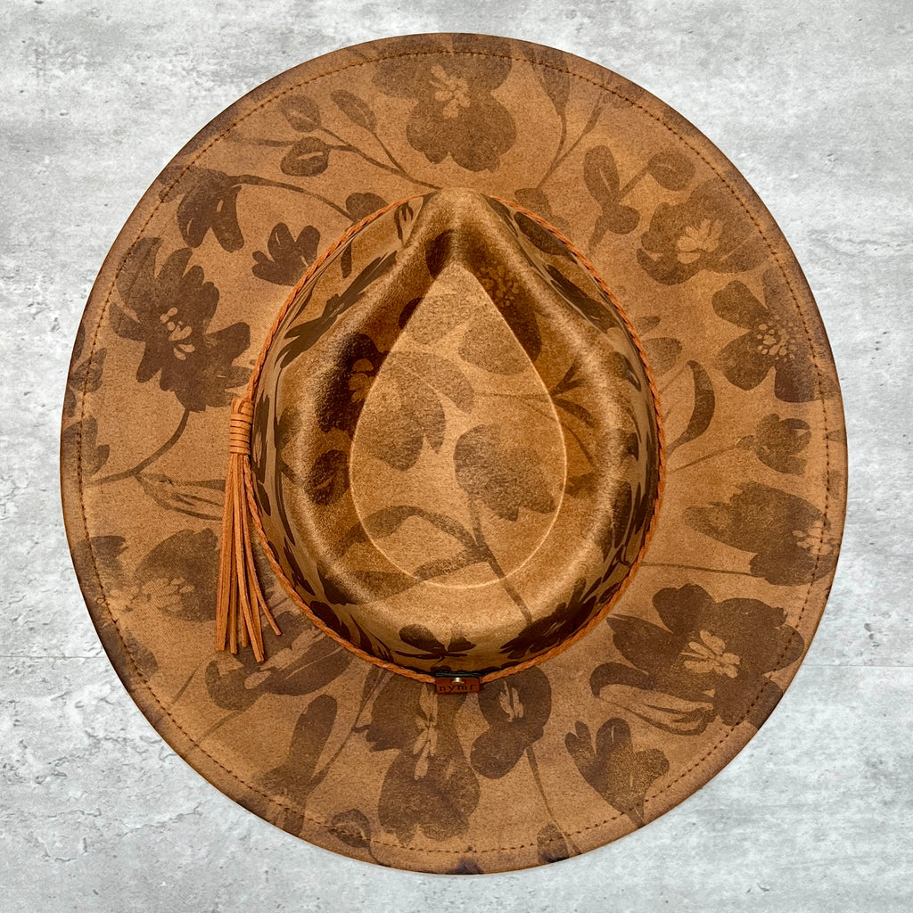 Tonal Floral Rancher Hat